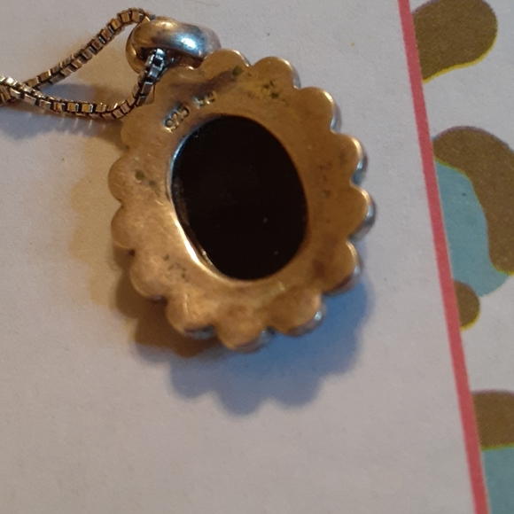 VTG Cameo 925 Necklace - Picture 3 of 8